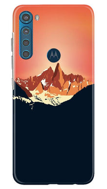 Mountains Mobile Back Case for Moto One Fusion Plus (Design - 227)