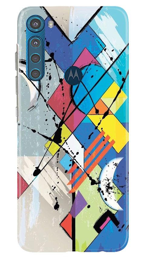 Modern Art Case for Moto One Fusion Plus (Design No. 235)