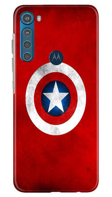 Captain America Mobile Back Case for Moto One Fusion Plus (Design - 249)