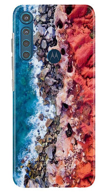 Sea Shore Mobile Back Case for Moto One Fusion Plus (Design - 273)