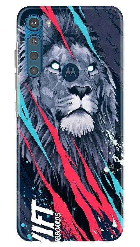 Lion Case for Moto One Fusion Plus (Design No. 278)