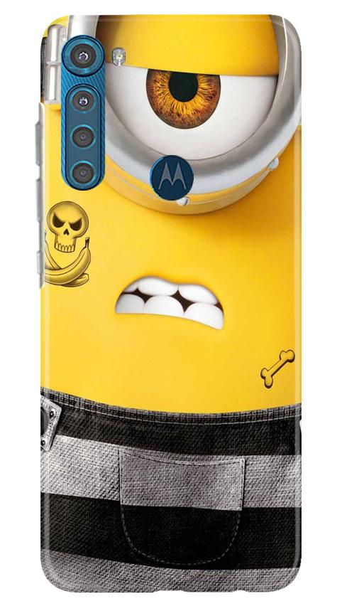 Minion Mobile Back Case for Moto One Fusion Plus (Design - 324)