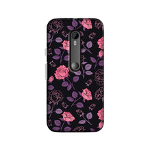 Rose Black Background Case for Moto X Force