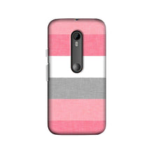 Pink white pattern Case for Moto X Force