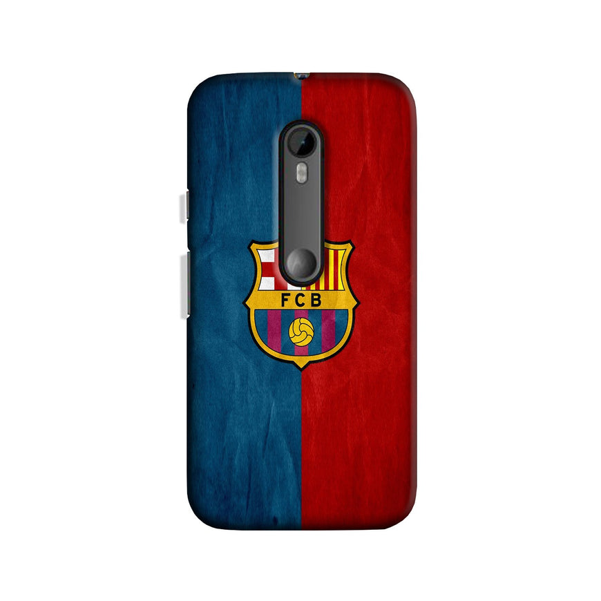 FCB Football Case for Moto X Force  (Design - 123)