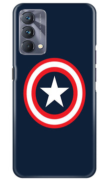 Captain America Mobile Back Case for Realme GT 5G Master Edition (Design - 42)