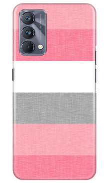 Pink white pattern Mobile Back Case for Realme GT 5G Master Edition (Design - 55)