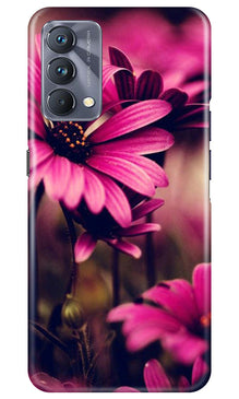 Purple Daisy Mobile Back Case for Realme GT 5G Master Edition (Design - 65)
