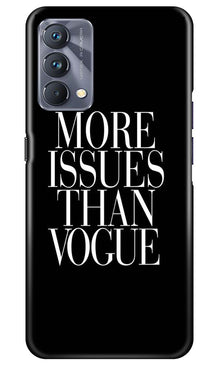 More Issues than Vague Mobile Back Case for Realme GT 5G Master Edition (Design - 74)