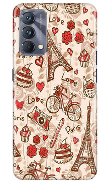Love Paris Mobile Back Case for Realme GT 5G Master Edition  (Design - 103)