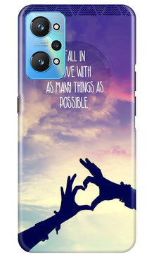 Fall in love Mobile Back Case for Realme GT Neo 2 (Design - 50)