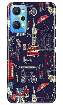 Love London Mobile Back Case for Realme GT Neo 2 (Design - 75)