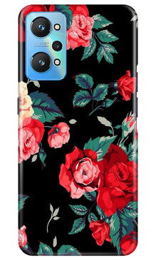 Red Rose2 Mobile Back Case for Realme GT Neo 2 (Design - 81)