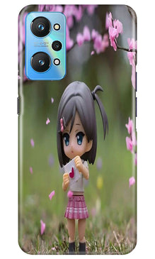 Cute Girl Mobile Back Case for Realme GT Neo 2 (Design - 92)