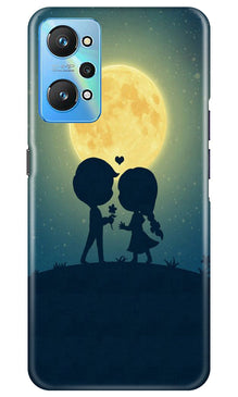 Love Couple Mobile Back Case for Realme GT Neo 2  (Design - 109)