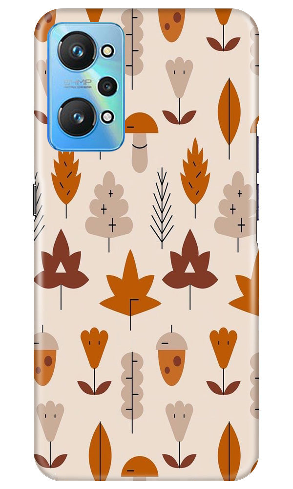 Leaf Pattern Art Case for Realme GT Neo 2(Design - 132)