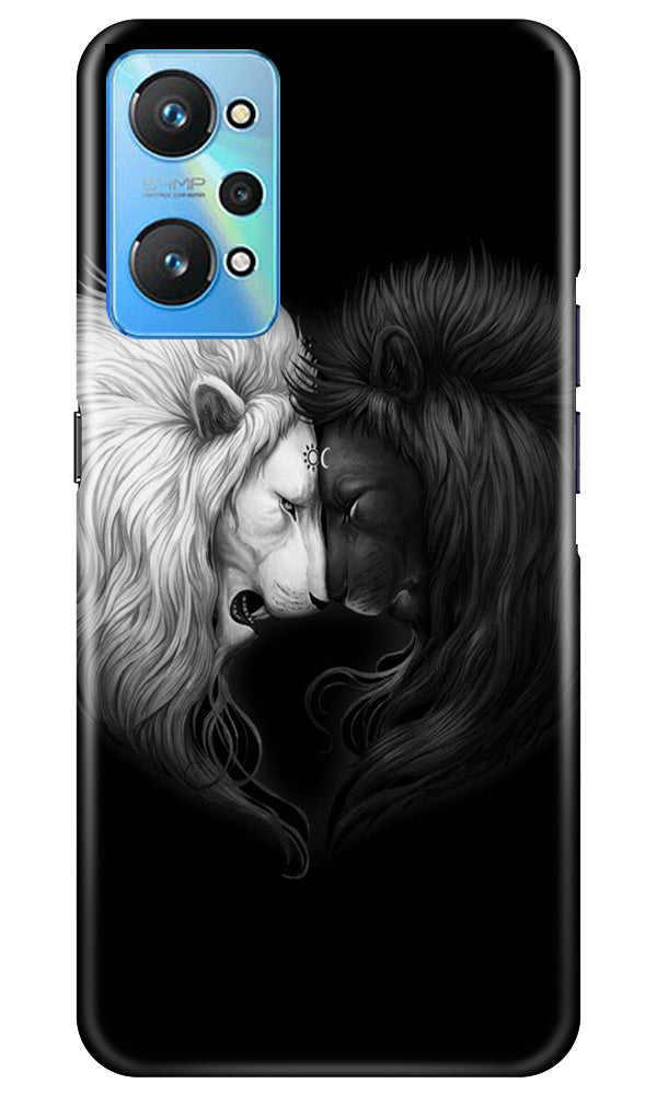 Dark White Lion Case for Realme GT Neo 2(Design - 140)