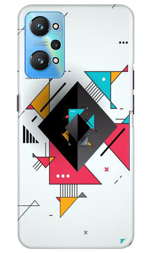 Diffrent Four Color Pattern Mobile Back Case for Realme GT Neo 2 (Design - 244)