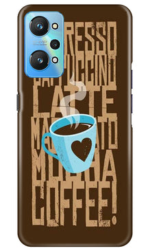 Love Coffee Mobile Back Case for Realme GT Neo 2 (Design - 311)