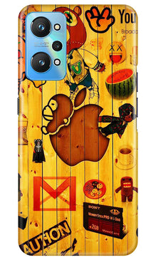 Wooden Texture Mobile Back Case for Realme GT Neo 2 (Design - 326)