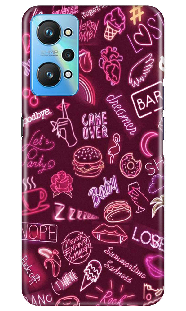 Party Theme Mobile Back Case for Realme GT Neo 2 (Design - 350)