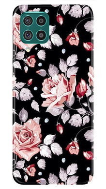 Pink rose Mobile Back Case for Samsung Galaxy F22 (Design - 12)