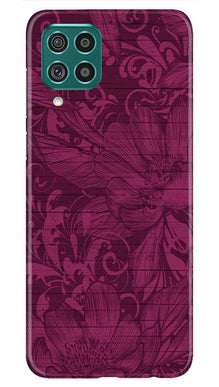 Purple Backround Mobile Back Case for Samsung Galaxy M12 (Design - 22)