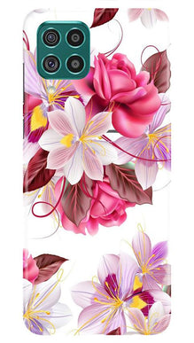 Beautiful flowers Mobile Back Case for Samsung Galaxy M12 (Design - 23)