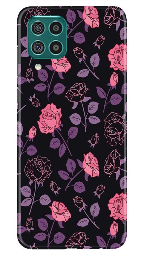 Rose Black Background Case for Samsung Galaxy M12