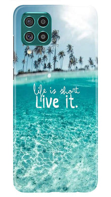 Life is short live it Mobile Back Case for Samsung Galaxy M12 (Design - 45)