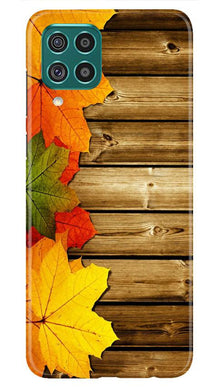 Wooden look3 Mobile Back Case for Samsung Galaxy F22 (Design - 61)