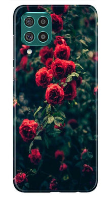 Red Rose Mobile Back Case for Samsung Galaxy A12 (Design - 66)