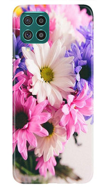 Coloful Daisy Mobile Back Case for Samsung Galaxy M32 (Design - 73)