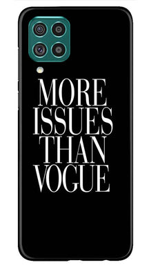 More Issues than Vague Mobile Back Case for Samsung Galaxy M32 (Design - 74)