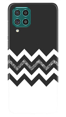 Black white Pattern2Mobile Back Case for Samsung Galaxy M32 (Design - 83)