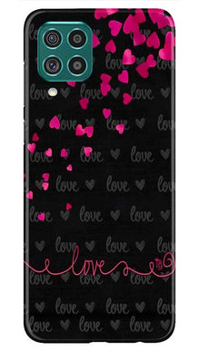 Love in Air Mobile Back Case for Samsung Galaxy M32 (Design - 89)
