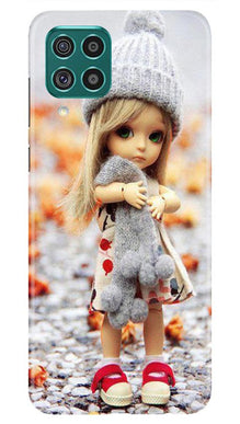 Cute Doll Mobile Back Case for Samsung Galaxy M32 (Design - 93)