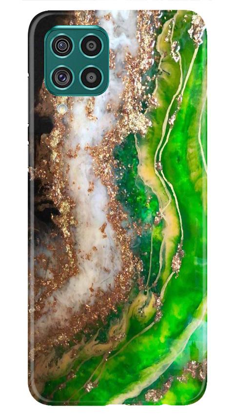 Marble Texture Mobile Back Case for Samsung Galaxy M12 (Design - 307)