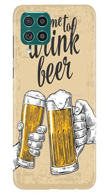 Drink Beer Mobile Back Case for Samsung Galaxy F62 (Design - 328)