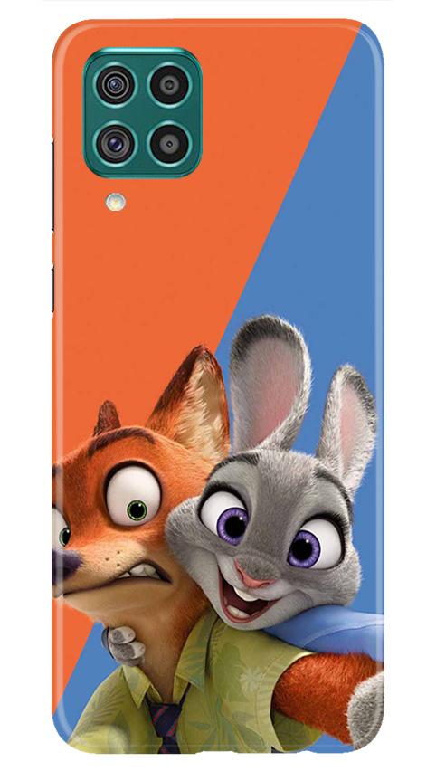 Cartoon Mobile Back Case for Samsung Galaxy M12 (Design - 346)