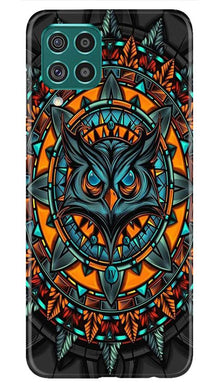 Owl Mobile Back Case for Samsung Galaxy F62 (Design - 360)