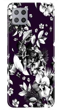 white flowers Mobile Back Case for Samsung Galaxy M42 (Design - 7)