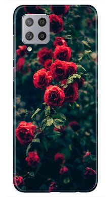 Red Rose Mobile Back Case for Samsung Galaxy M42 (Design - 66)