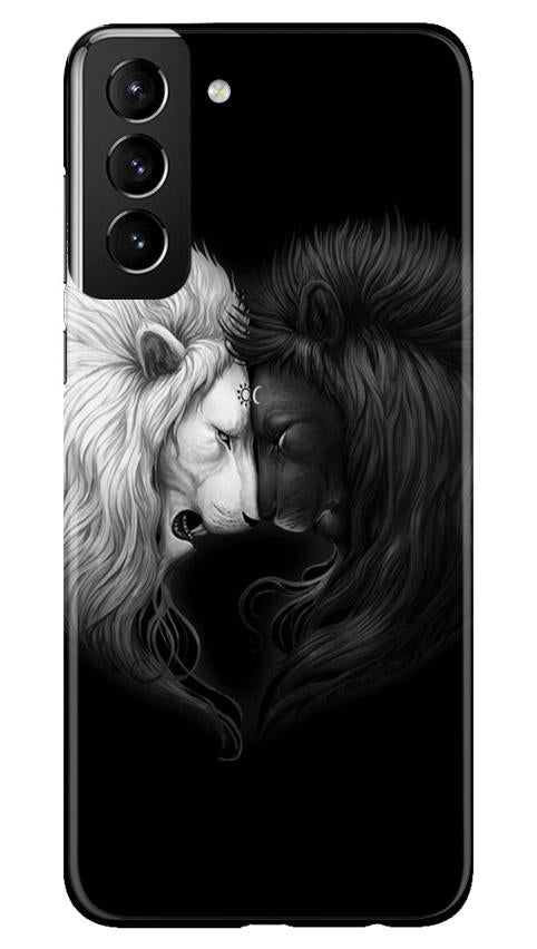 Dark White Lion Case for Samsung Galaxy S21 Plus(Design - 140)