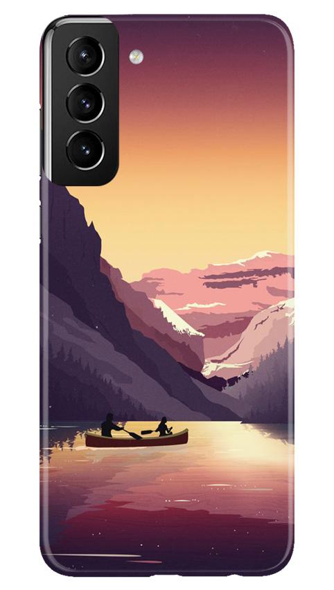 Mountains Boat Case for Samsung Galaxy S21 Plus (Design - 181)