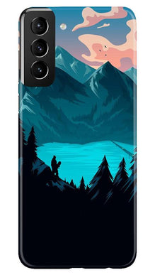 Mountains Mobile Back Case for Samsung Galaxy S21 5G (Design - 186)