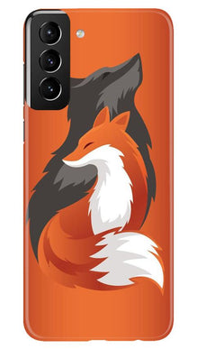 Wolf  Mobile Back Case for Samsung Galaxy S21 Plus (Design - 224)