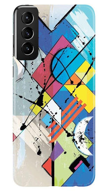 Modern Art Mobile Back Case for Samsung Galaxy S21 Plus (Design - 235)