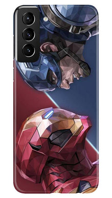 Ironman Captain America Mobile Back Case for Samsung Galaxy S21 Plus (Design - 245)