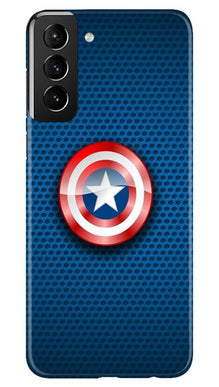 Captain America Shield Mobile Back Case for Samsung Galaxy S21 Plus (Design - 253)